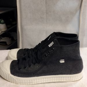 G Star Rovuc Sneakers Size 12 Black & White